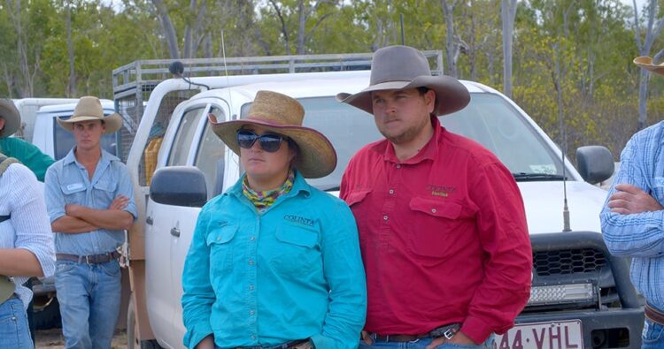 Young graziers Daina and Joel Casalegno.