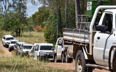 The 4WD train at the field day.