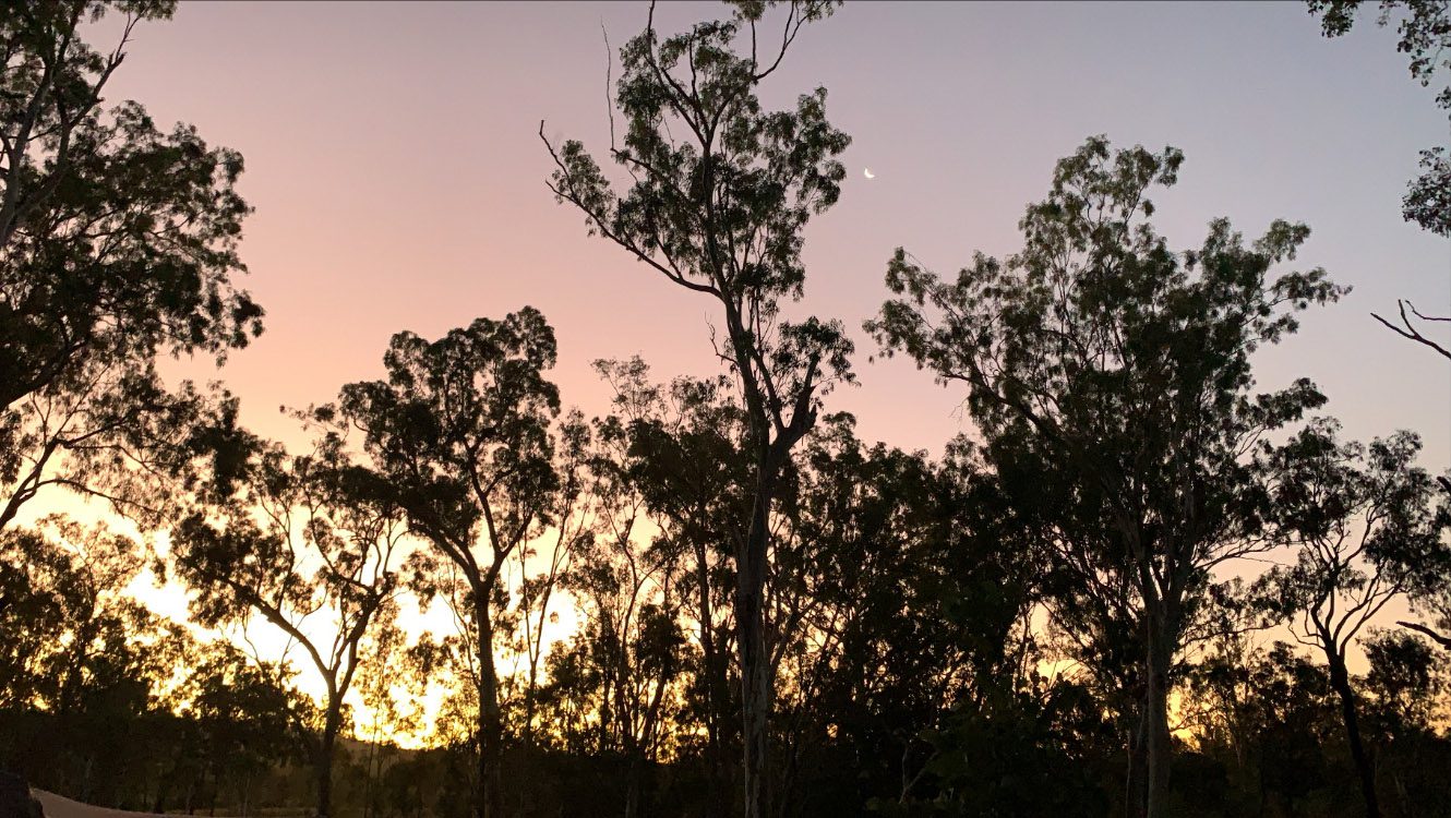 Sunset surroundings
