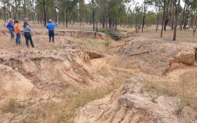 Site visit to a gully system on Hell's Gate Station.