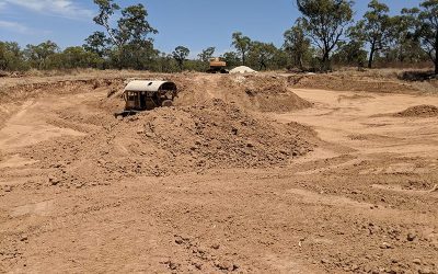 Five rock chutes have been constructed in the treatment gully as part of phase two of the Mt Wickham gully remediation project. The chutes have been designed to intercept flows and reduce flow rate.