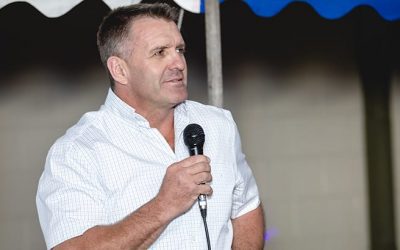 Guest speaker, footy legend and Queensland Safety Ambassador Shane Webcke.