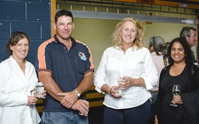 LDC project support officer Tanya Magor, LDC project panel member Buster O'Loughlin, of Exevale, LDC senior grazing support officer Adrienne Hall, and Create and Evaluate principal director Renee Madsen.