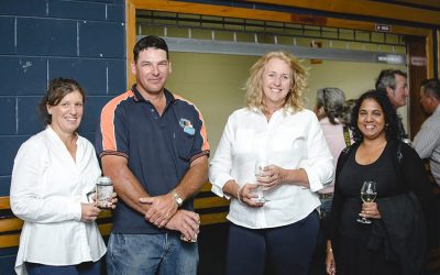 LDC project support officer Tanya Magor, LDC project panel member Buster O'Loughlin, of Exevale, LDC senior grazing support officer Adrienne Hall, and Create and Evaluate principal director Renee Madsen.