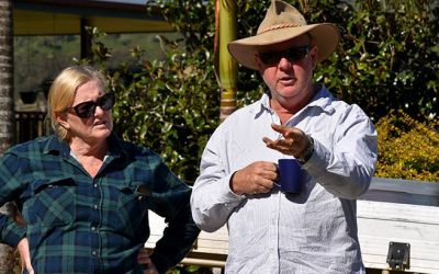 Debra Channel and Glyn Young.