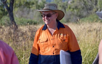 Verterra Manager Land and Resources Peter Wilkinson, provides an update about the landscape remediation works that have been carried out on Mt Wickham.
