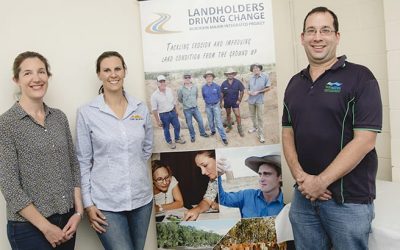 Zoe Bainbridge, TropWater, Barb Colls, LDC M&E officer, Steve Lewis, TropWater.