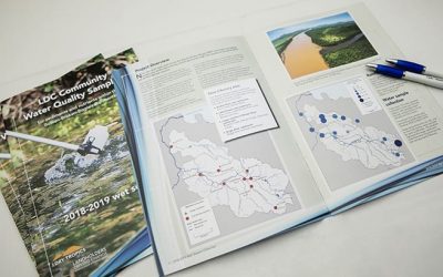 Water quality results booklets were distributed to LDC Community Water Monitoring Group members at a feedback session that was held in Collinsville.