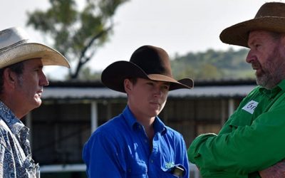 Jamie Gordon and Louis Moulin-Gordon, Mt Pleasant Station, and Greg Ashton, Bowen.