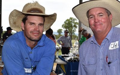 William Fordyce, Hillalong Station, near Nebo, and Clay Kenny, Llanarth feedlot, near Belyando Junction.