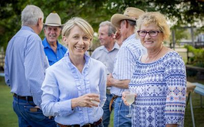 Leanne O'Sullivan, Glenalpine Station, and Colleen Rowe, Riverview Station.