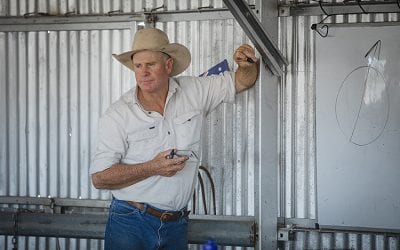 LDC Low Stress Stockhandling course with Jim Lindsay, held at Bowen River Showgrounds in October 2018. Jim Lindsay talks about wide reaching implications from improved stock management through low stress behaviour.