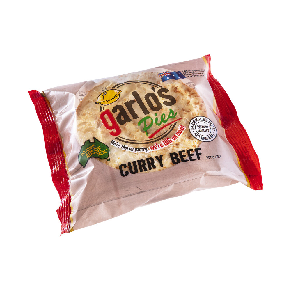 Garlos Curry Beef Pie | 200g