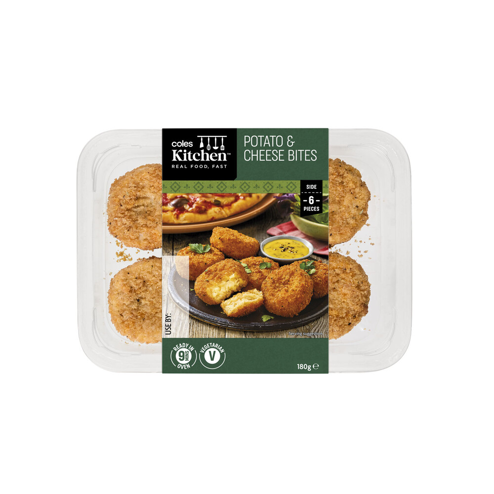 Coles Kitchen Cheese & Potato Bites | 180g