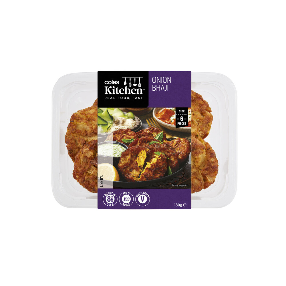 Coles Kitchen Onion Bhaji | 180g