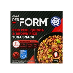 Coles Perform Peri Peri Quinoa Tuna | 190g