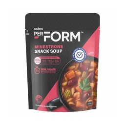 Coles Perform Minestrone Soup | 220g