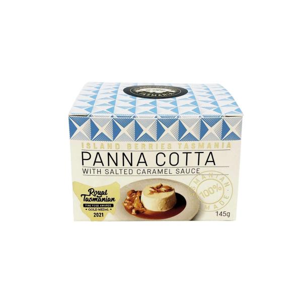 Island Berries Tasmania Panna Cotta Salted Caramel Sauce | 145g