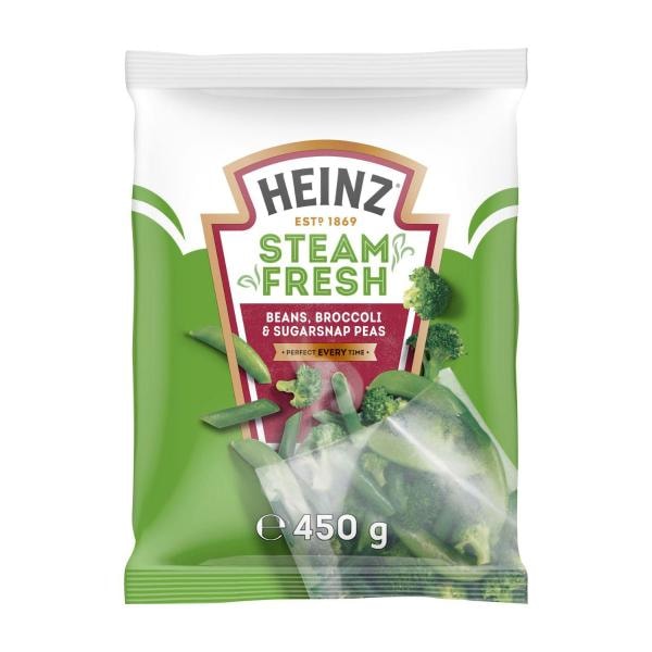 Heinz Steam Fresh Broccoli Carrots & Cauliflower Frozen Vegetables 3 Pack| 450g