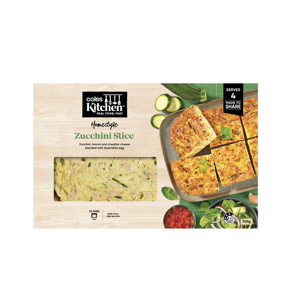 Coles Kitchen Zucchini Slice | 700g