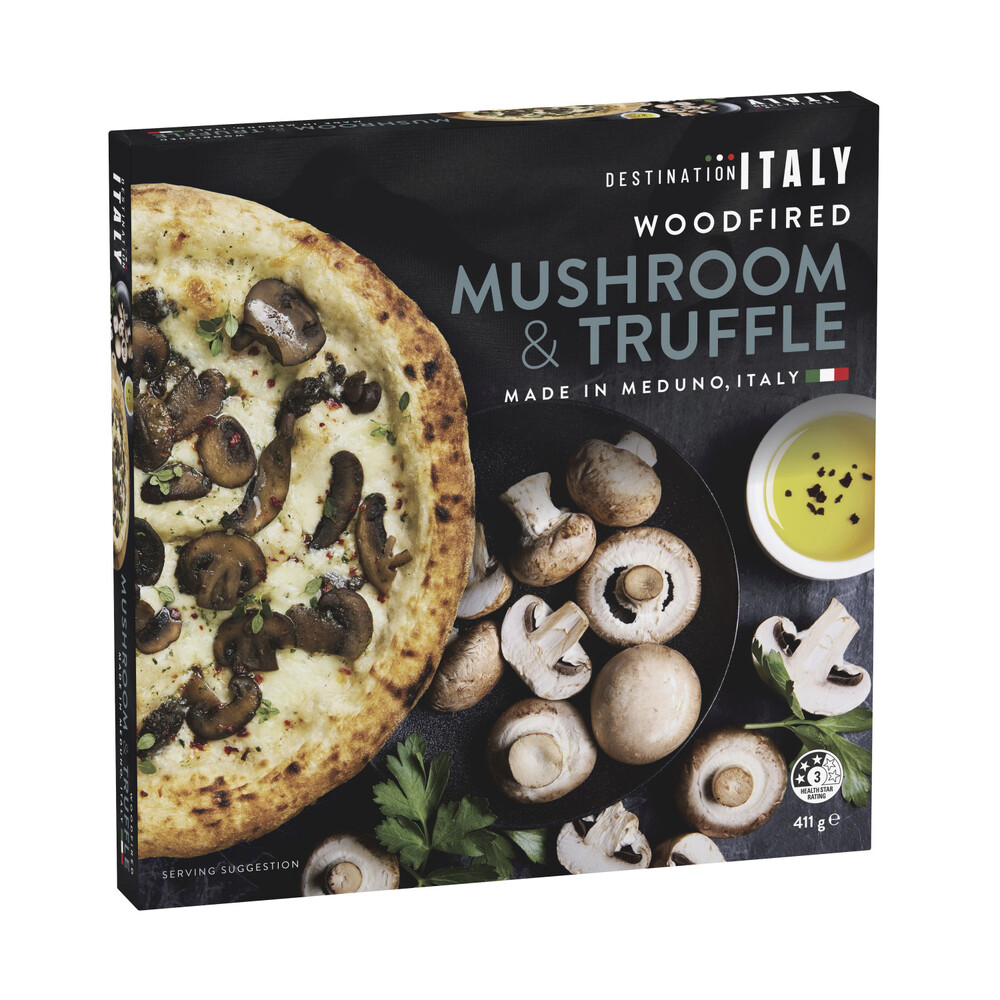 Destination Italy Truffle & Mushroom Pizza | 411g