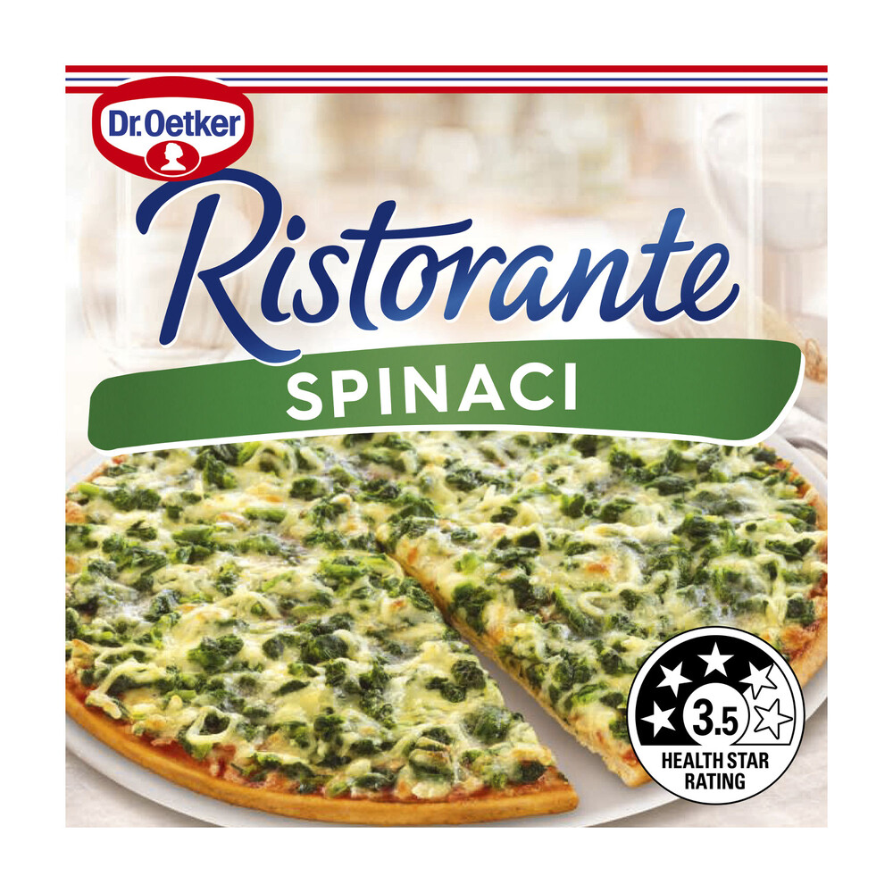 Dr. Oetker Frozen Ristorante Spinaci (Spinach) Pizza | 390g