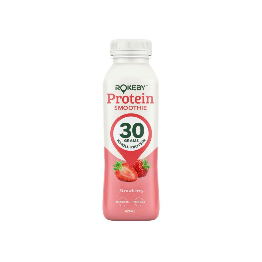 Rokeby Protein Smoothie Strawberry | 425mL