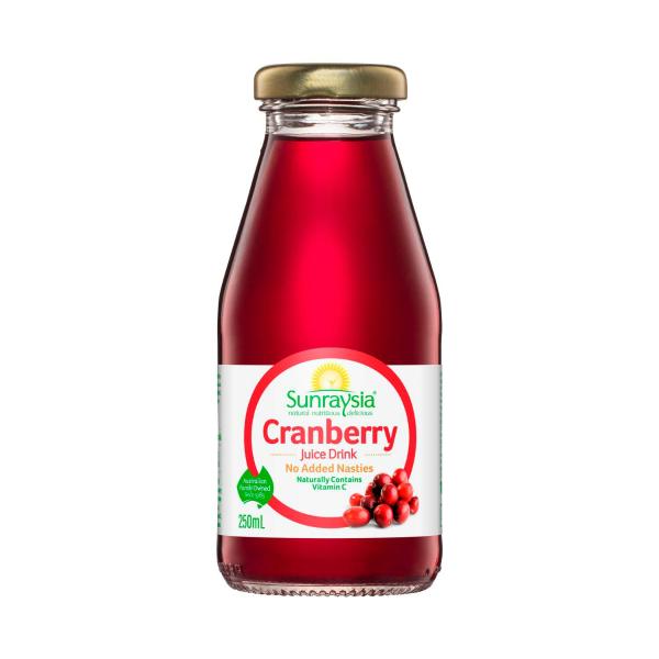 Sunraysia Cranberry Juice Bottle | 250mL