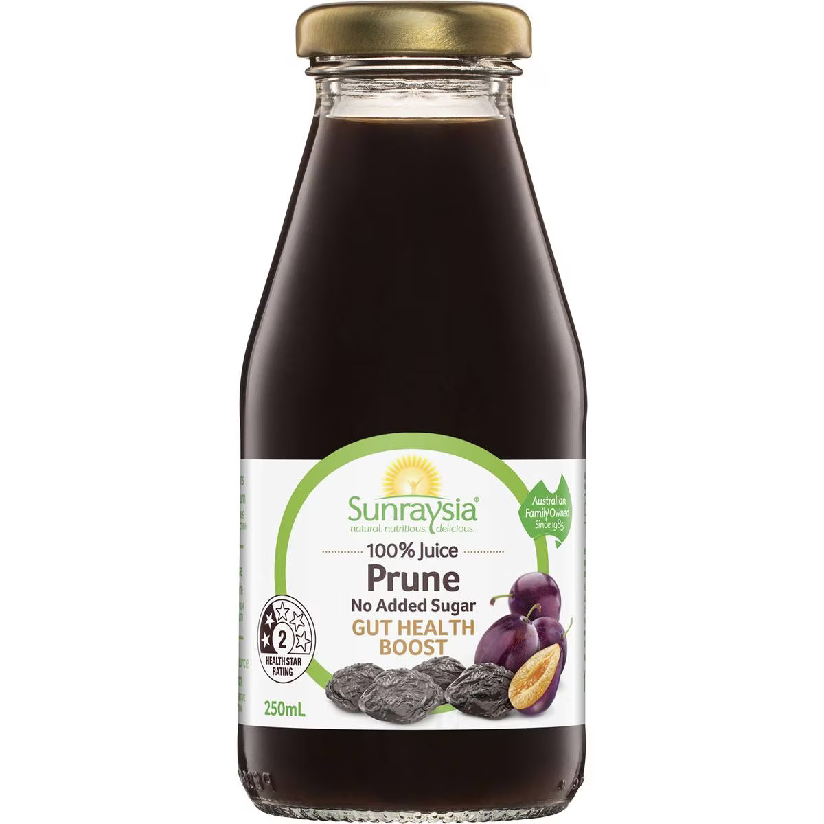 Sunraysia Prune Juice Bottle | 250mL