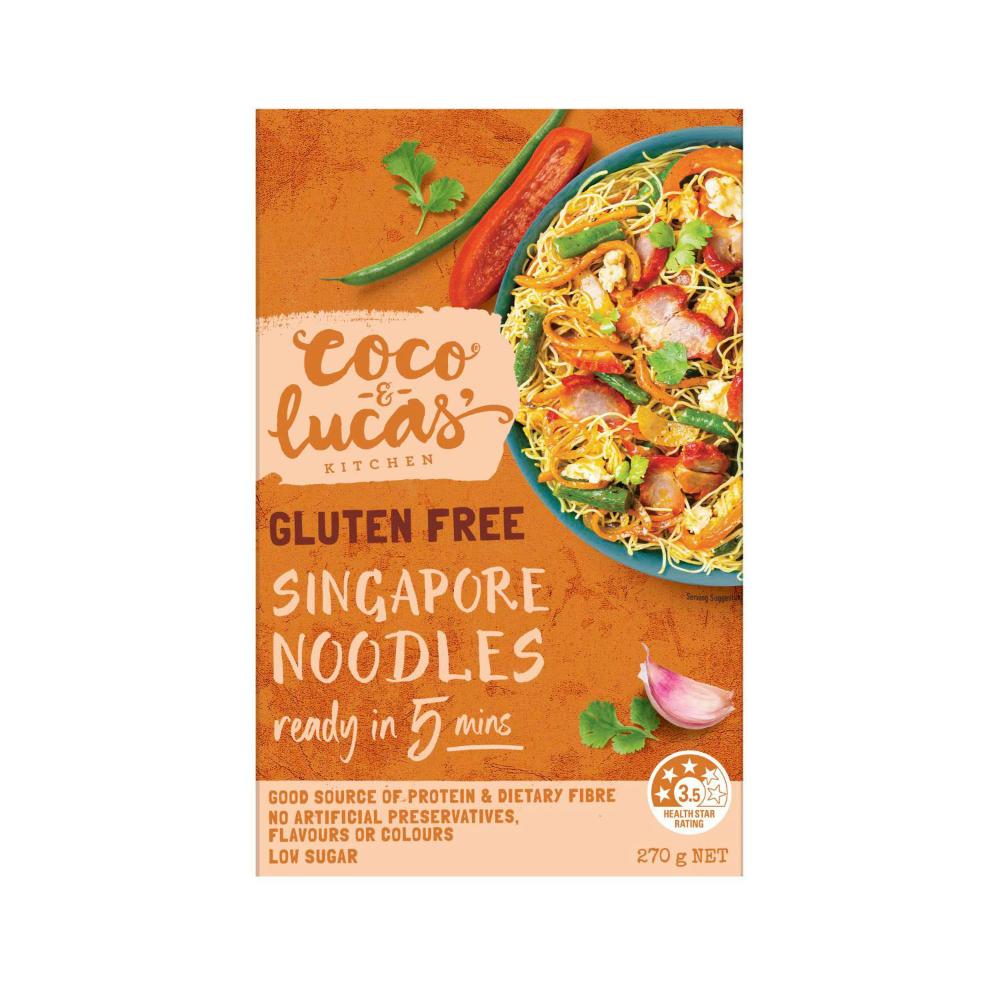 Coco & Lucas Gluten Free Kitchen Singapore Noodles | 270g