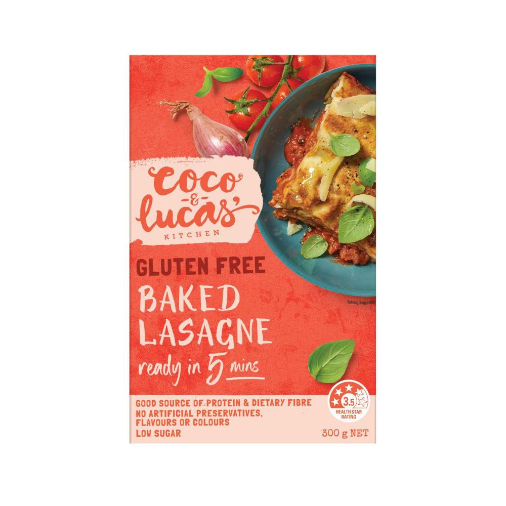 Coco & Lucas Gluten Free Kitchen Baked Lasagne | 300g