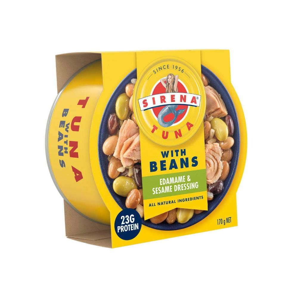 Sirena Tuna With Beans Edamame & Sesame Dressing | 170g