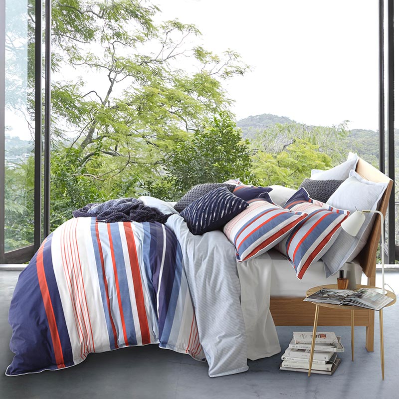 Amalfi Navy Duvet Cover Set