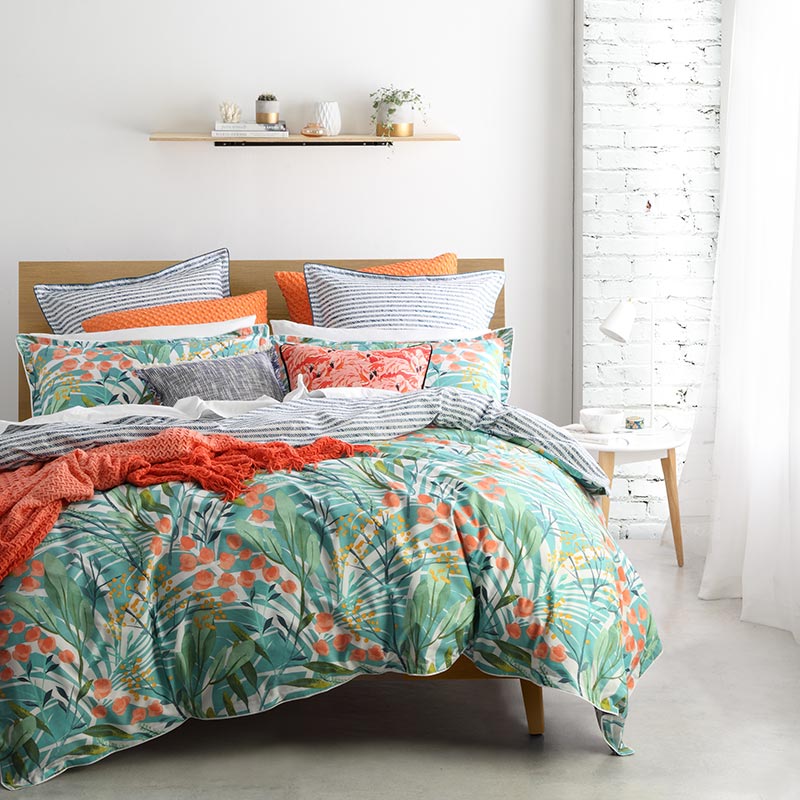 Norfolk Teal Duvet Cover Set