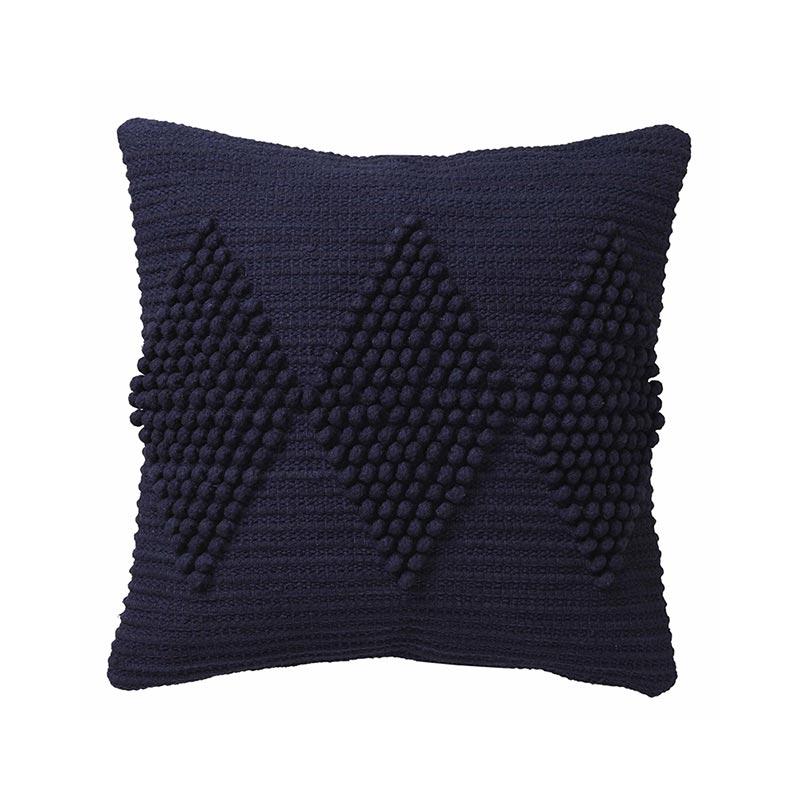 Quay Navy Square Cushion