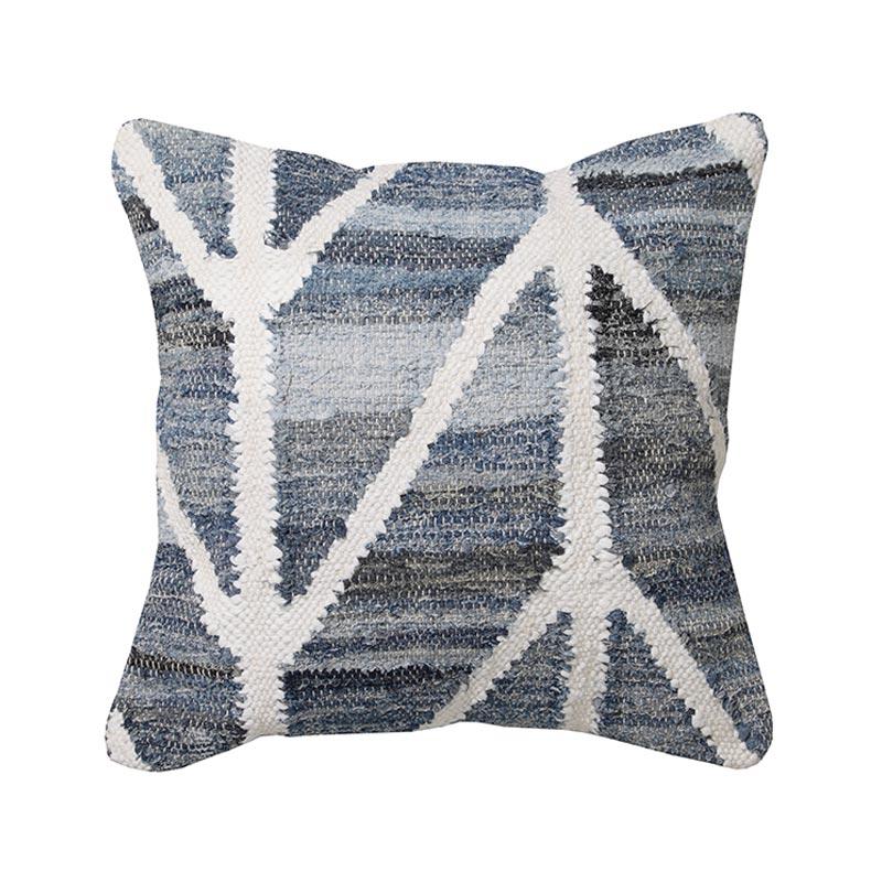 Tarro Blue Square Cushion