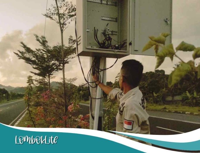Pencurian Panel PJU Mandalika Bikin Jalan Bypass Gelap Gulita