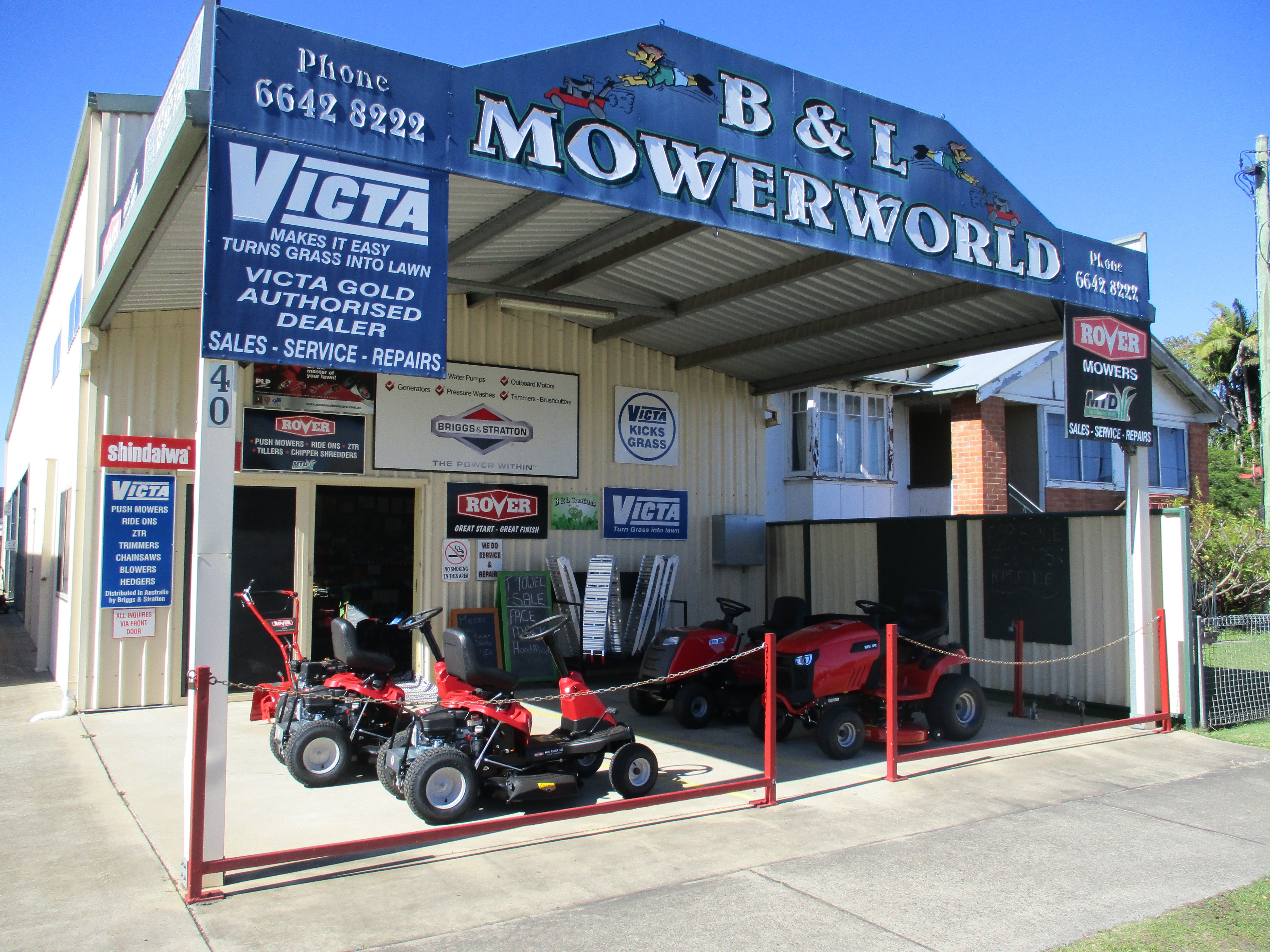 Grafton mower shop new arrivals