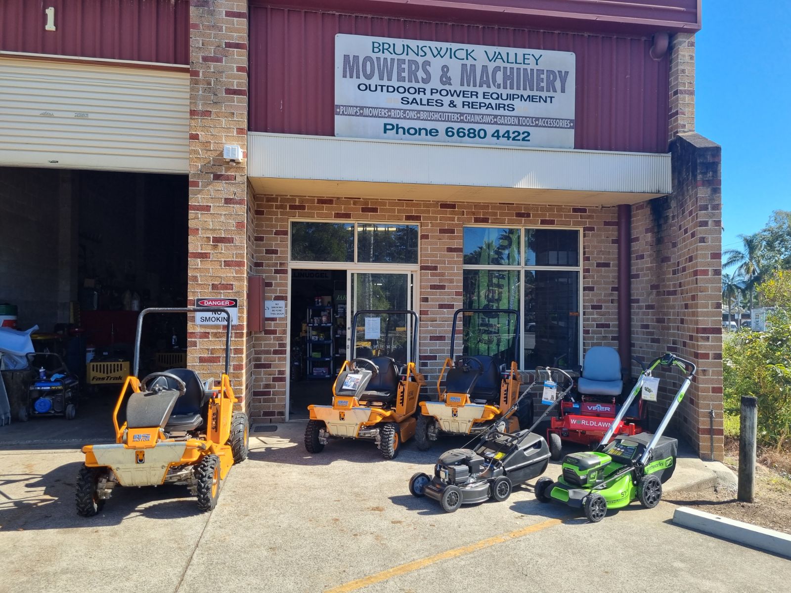 Brunswick discount mower shop