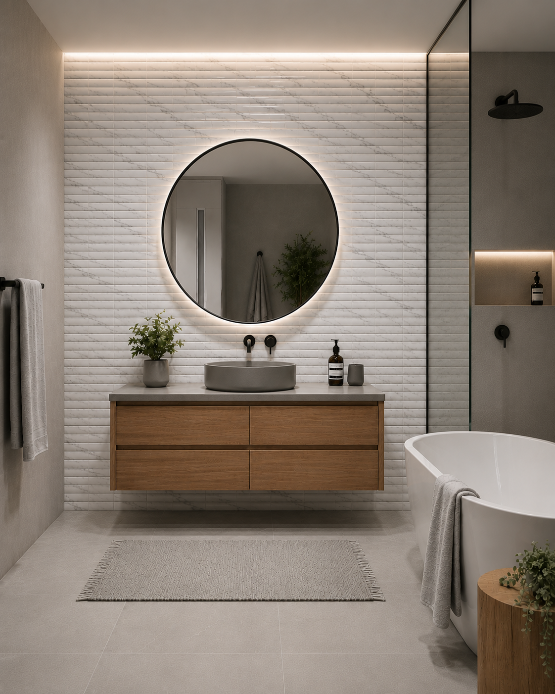 ARCHISTONE CARRARA MATT FLUTED