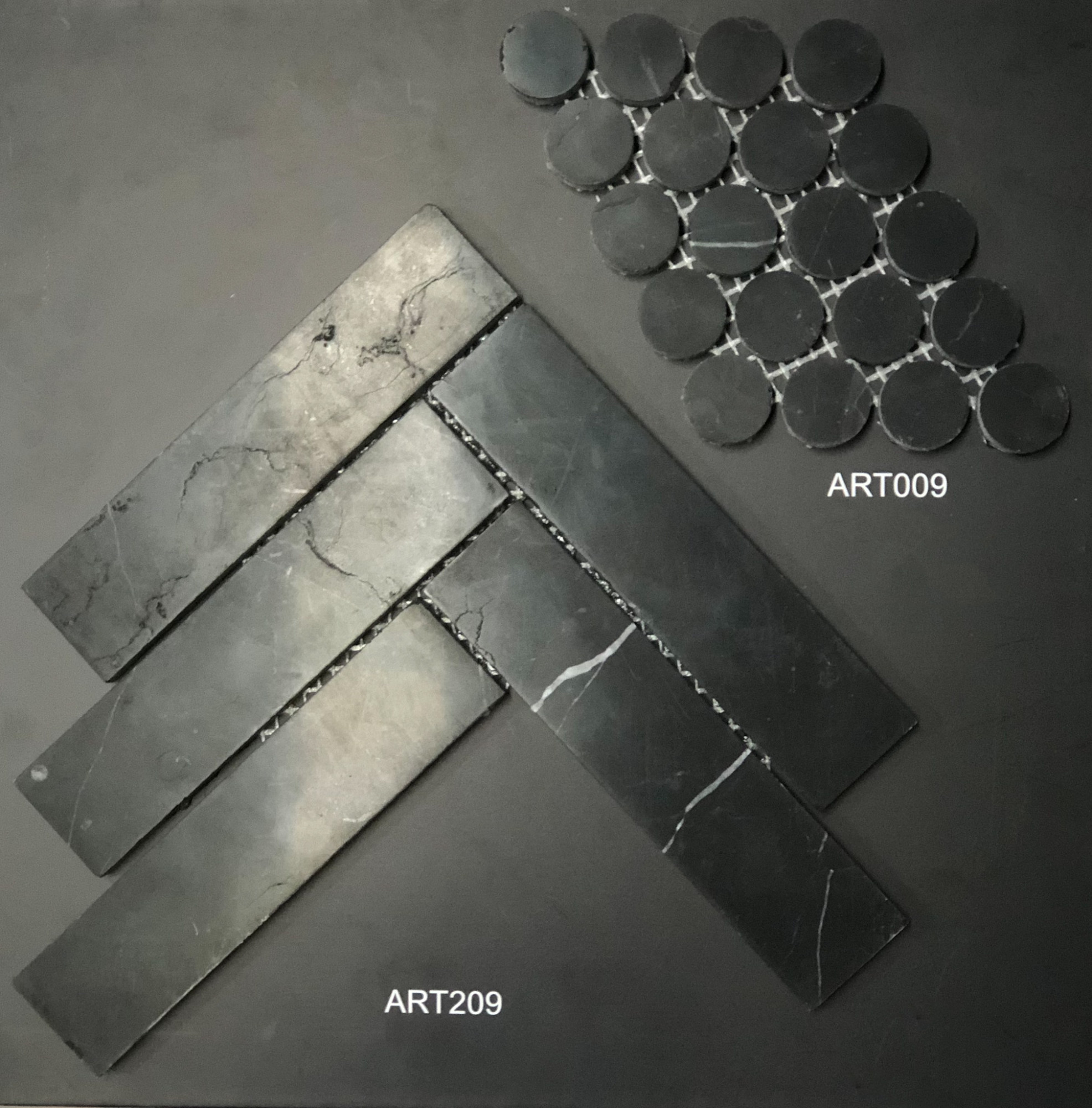Artemis Nero Marquina Mosaic