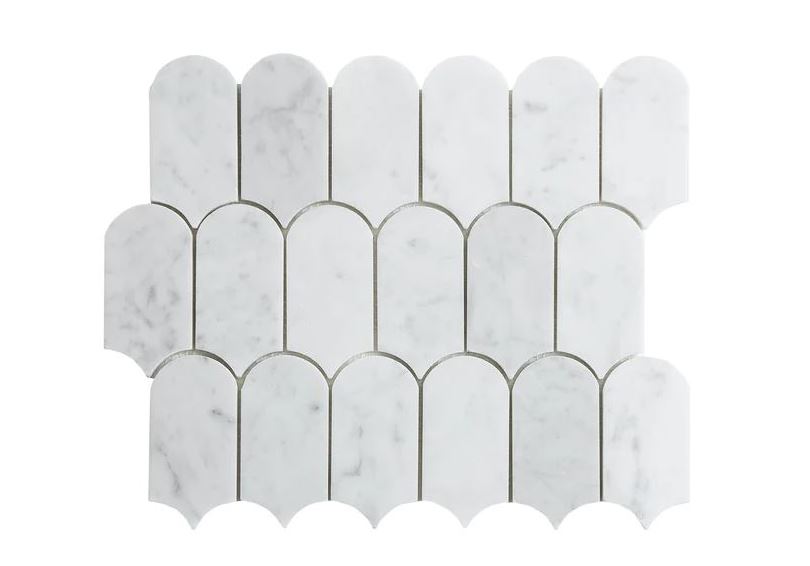 Cascade Bianco Carrara Mosaic