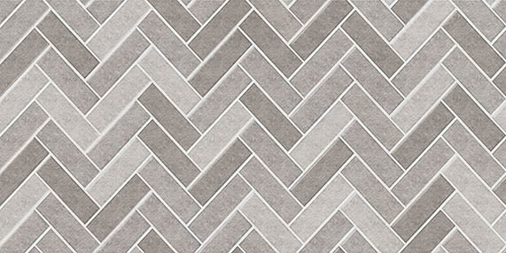 Evander Stone Grey Herringbone