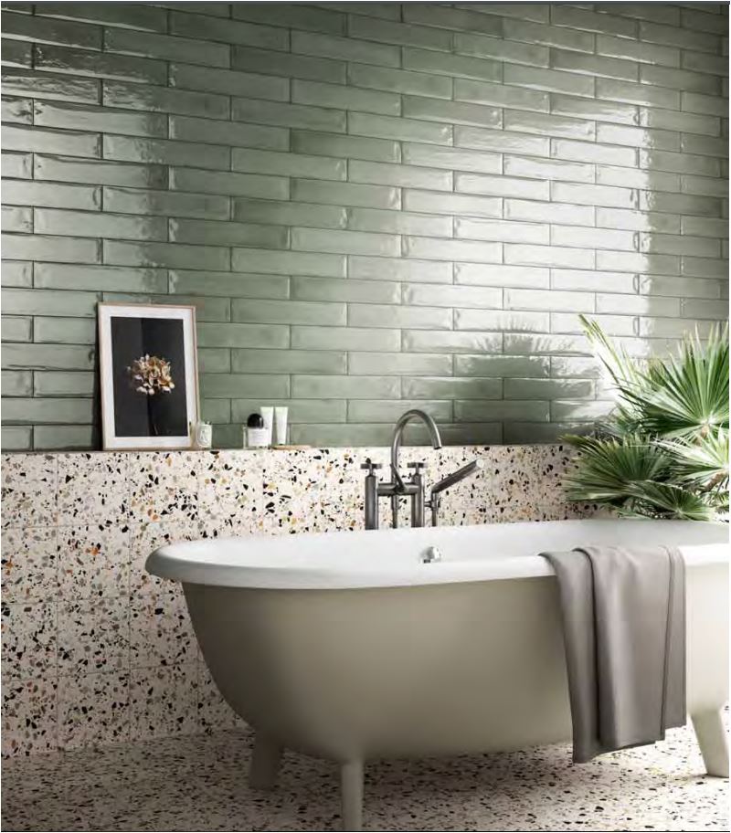 Subway Fragment Verde Acqua Brick