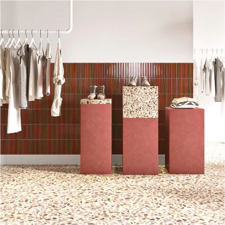 LARGE KIT KAT MOSAIC TERRACOTTA