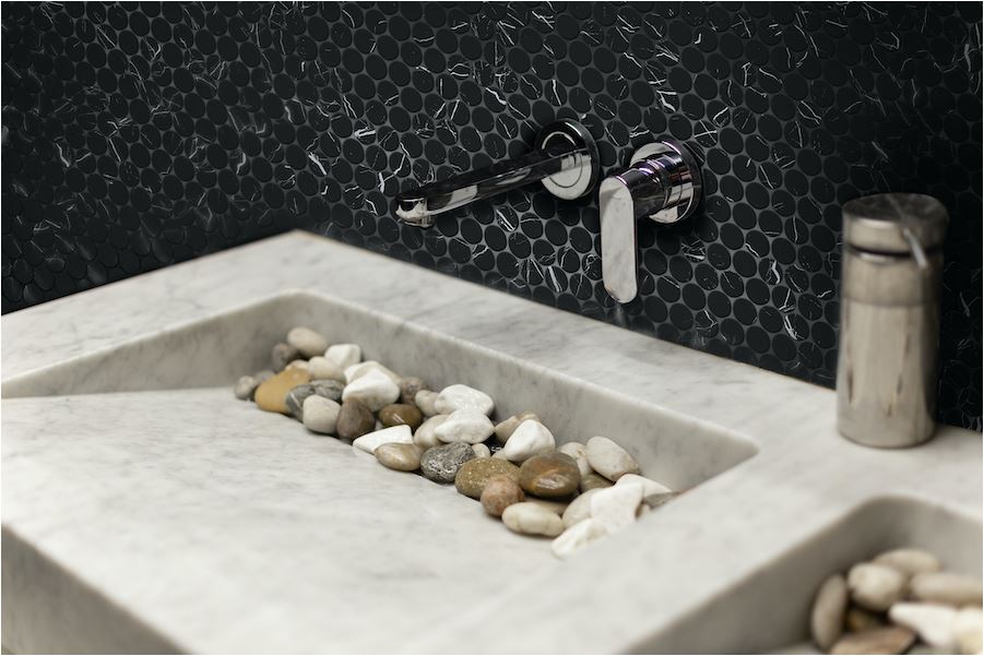 BOUTIQUE PENNY ROUND NERO MARQUINA