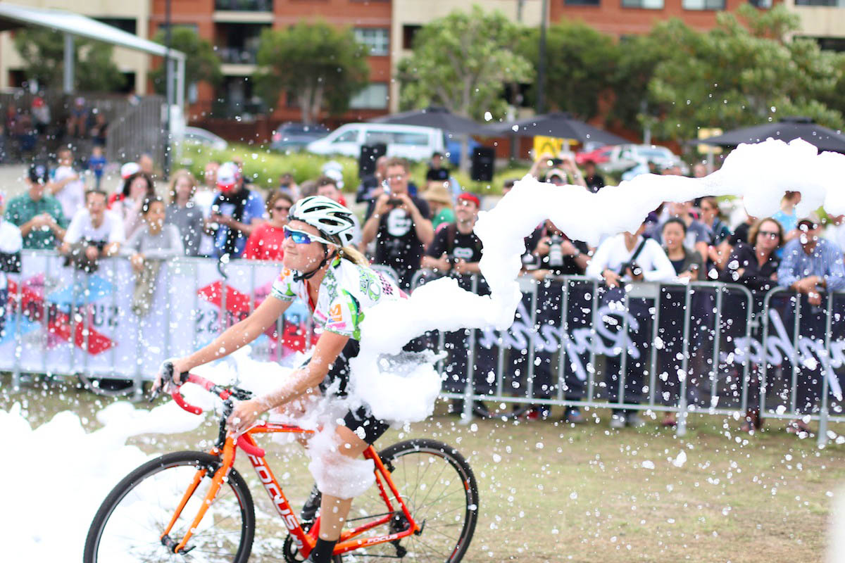 And then the bubble cannon came out.