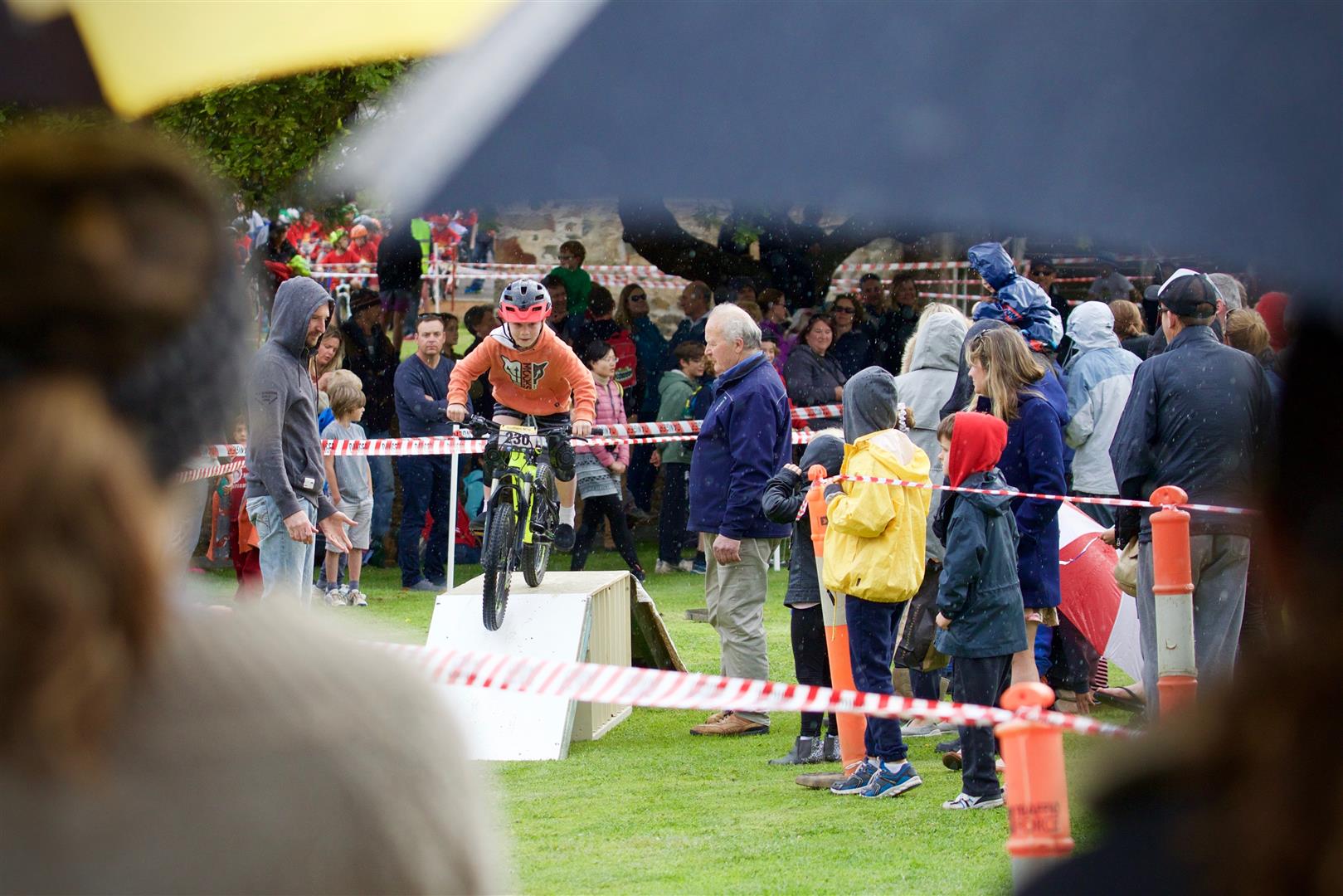 Probably the best race of the event. The intense kids race. 