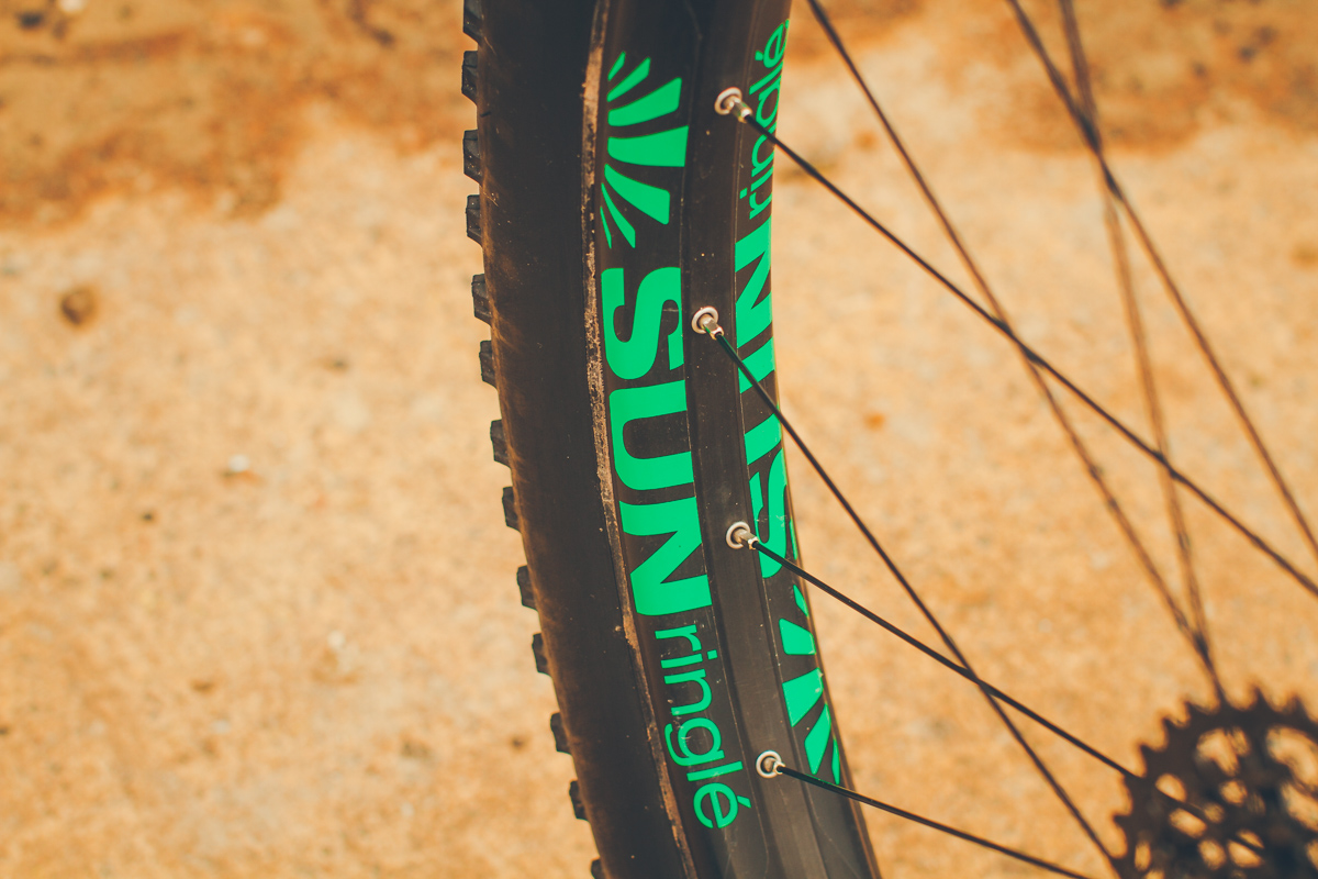 It's odd to see a Trek bike specced without Bontrager rims, so we're interested to see how the SUNringle rims perform.