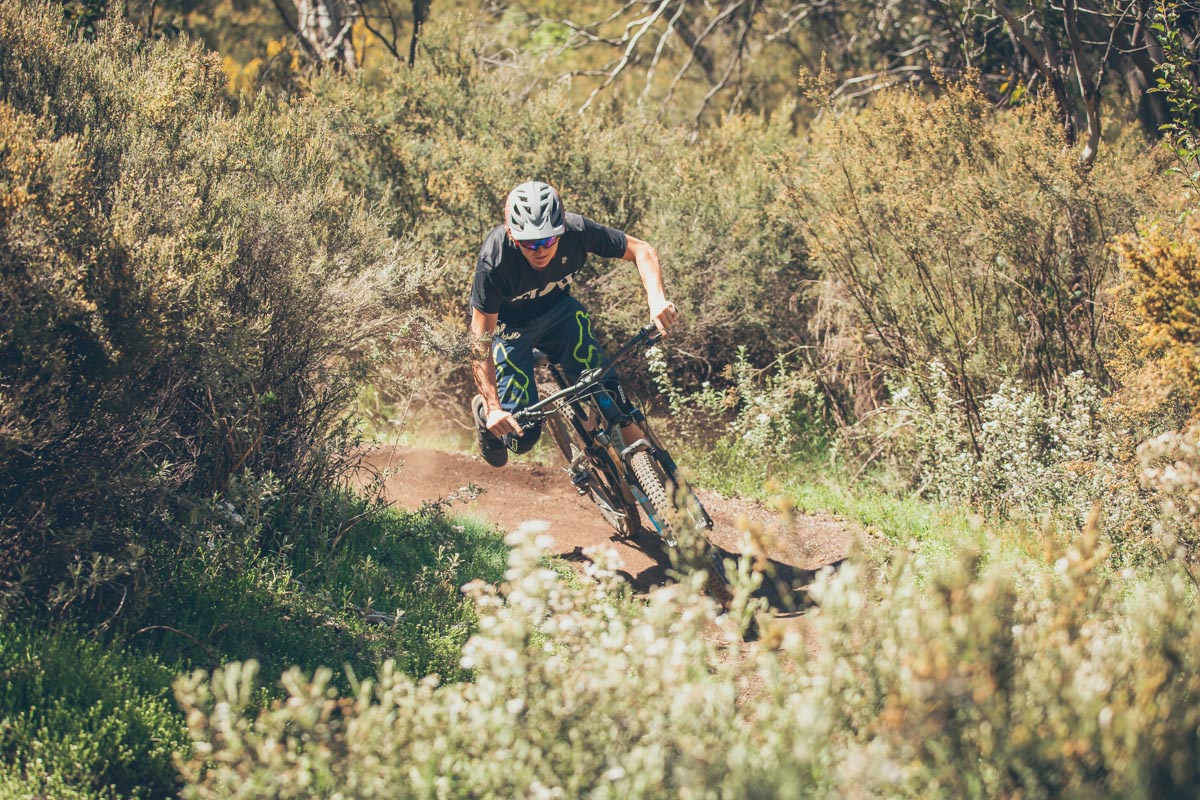 It's foot out, flat out aboard these bikes.